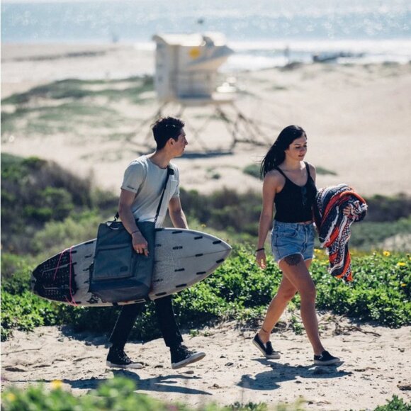 HEX Black Waterproof Surfboard Tote Bag - Picture 6 of 11